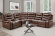 Putnam Brown Modular Power Reclining Sectional - 9405BR*6LRRR - Bien Home Furniture & Electronics