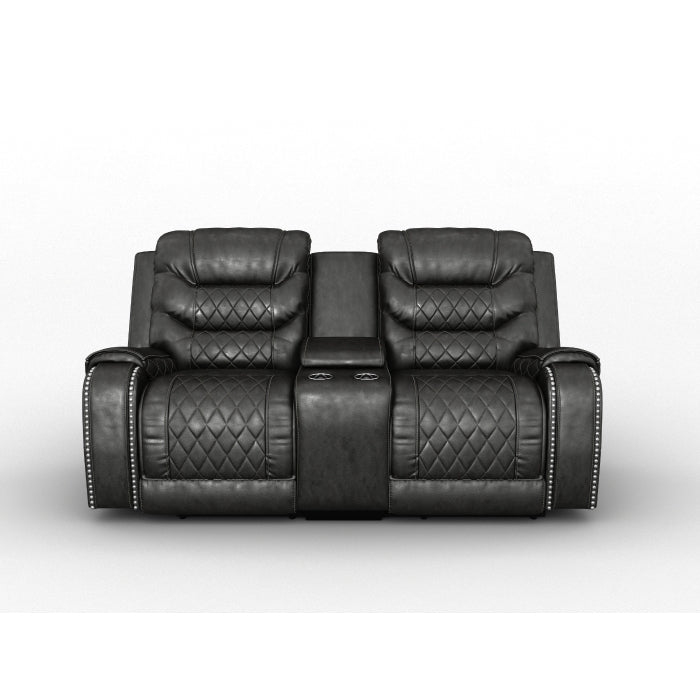 Putnam Brown Power Double Reclining Loveseat - 9405BR-2PW - Bien Home Furniture & Electronics