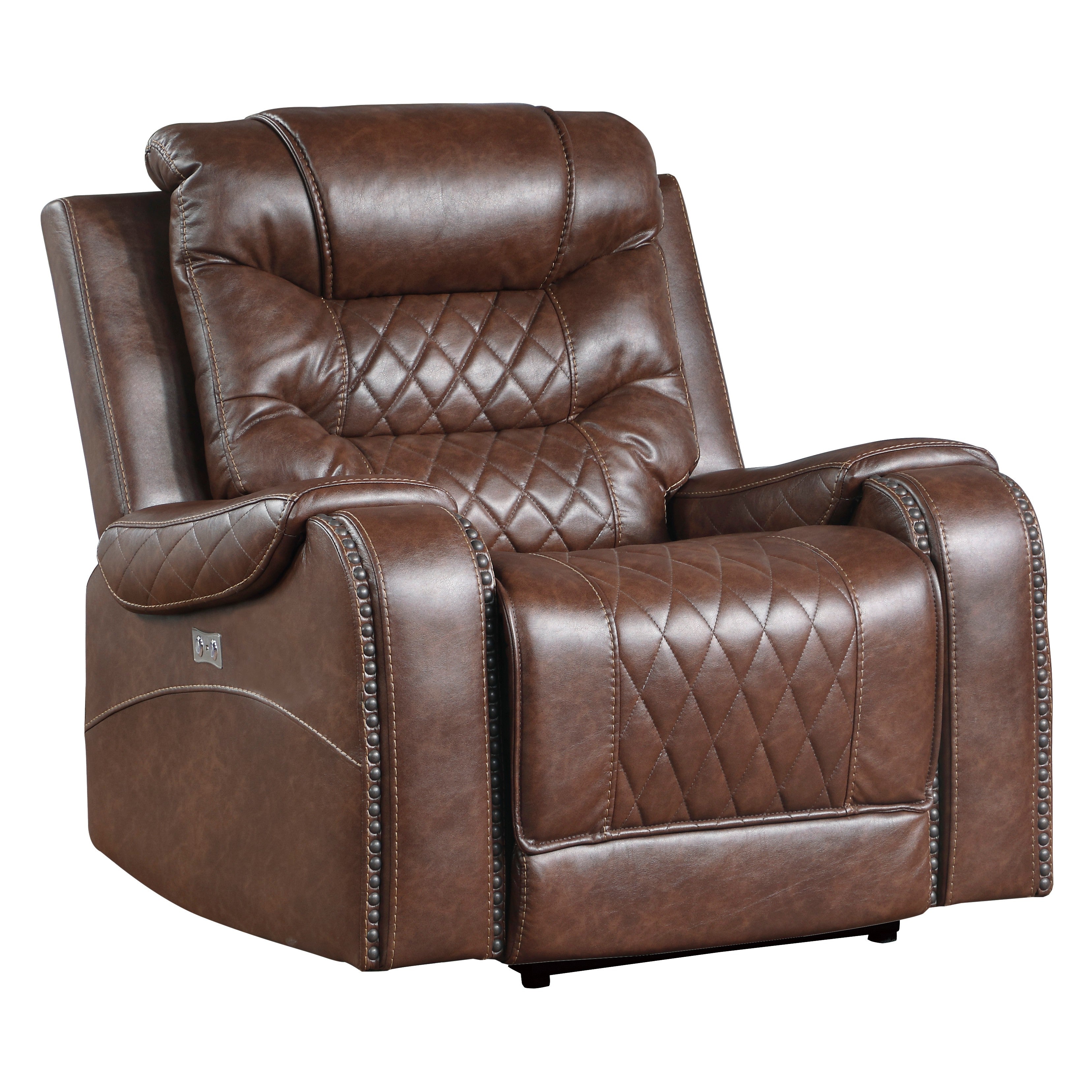 Putnam Brown Power Reclining Chair - 9405BR-1PW - Bien Home Furniture & Electronics
