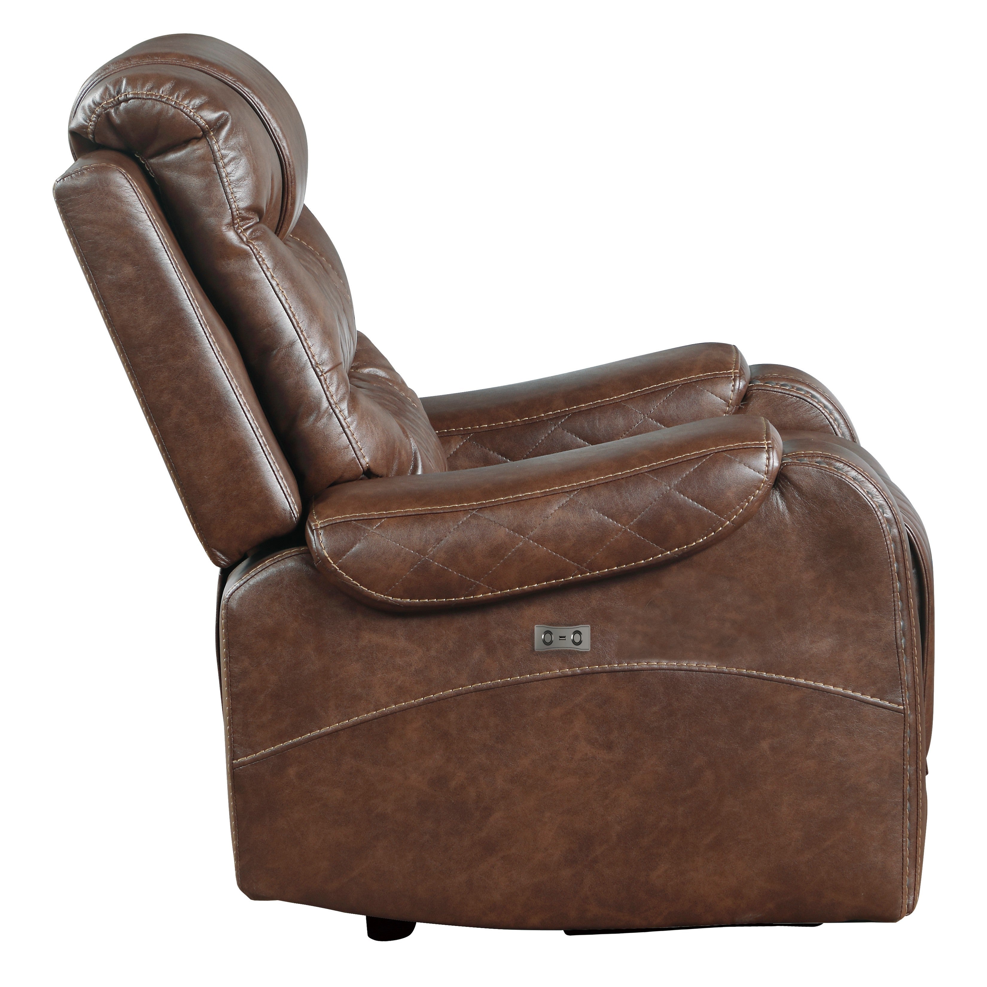 Putnam Brown Power Reclining Chair - 9405BR-1PW - Bien Home Furniture & Electronics