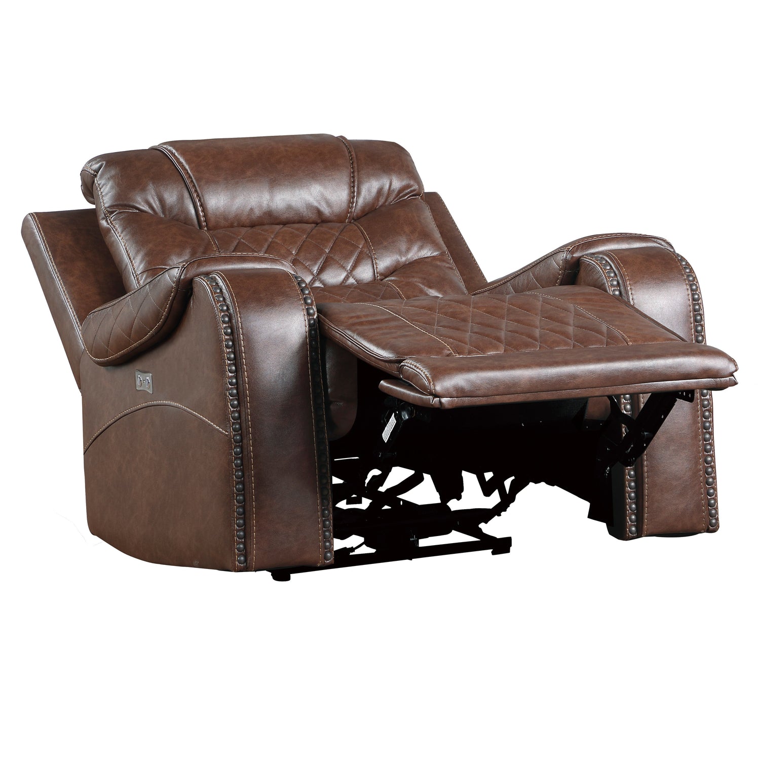 Putnam Brown Power Reclining Chair - 9405BR-1PW - Bien Home Furniture & Electronics
