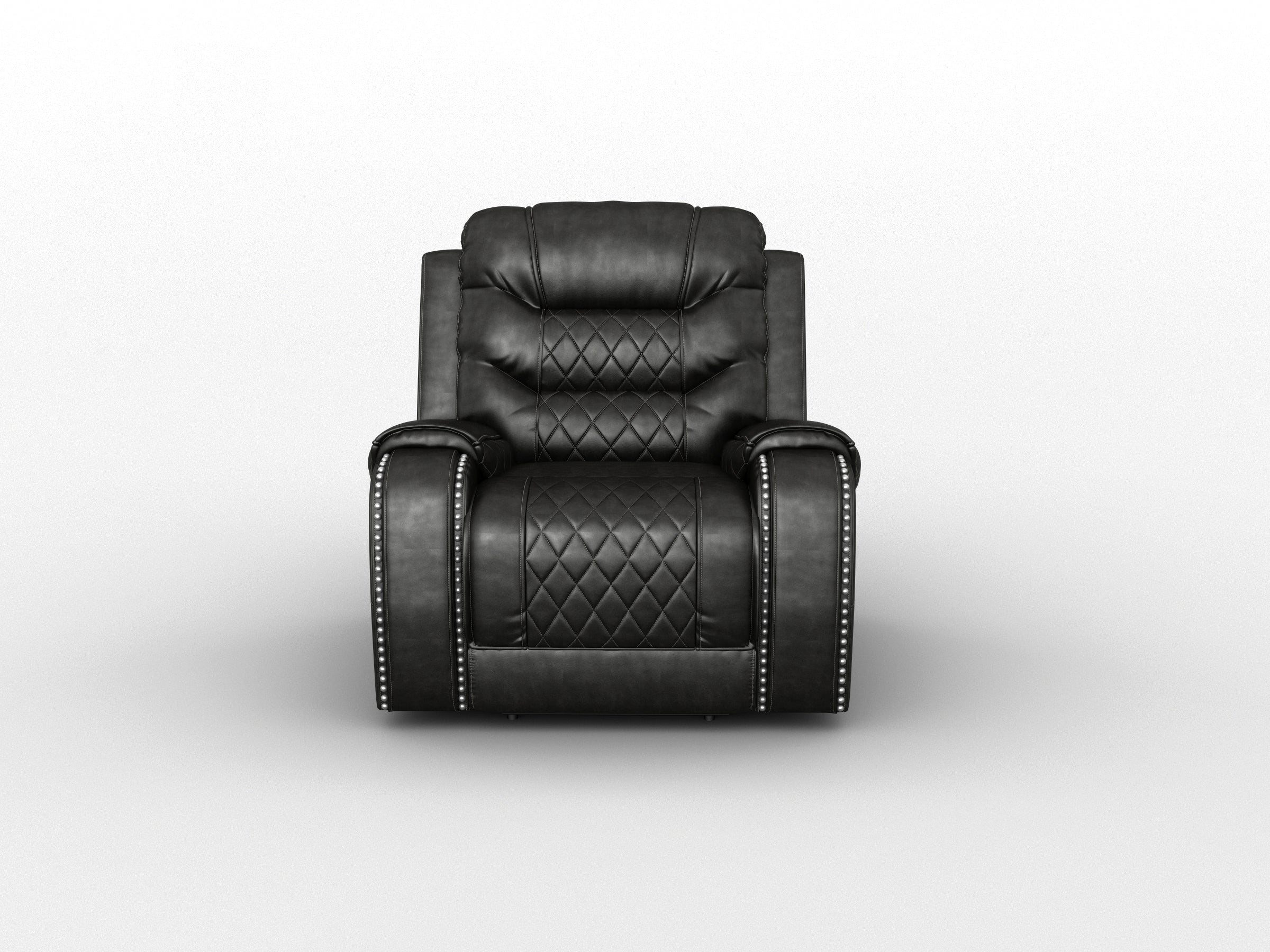 Putnam Gray Power Reclining Chair - 9405GY-1PW - Bien Home Furniture & Electronics