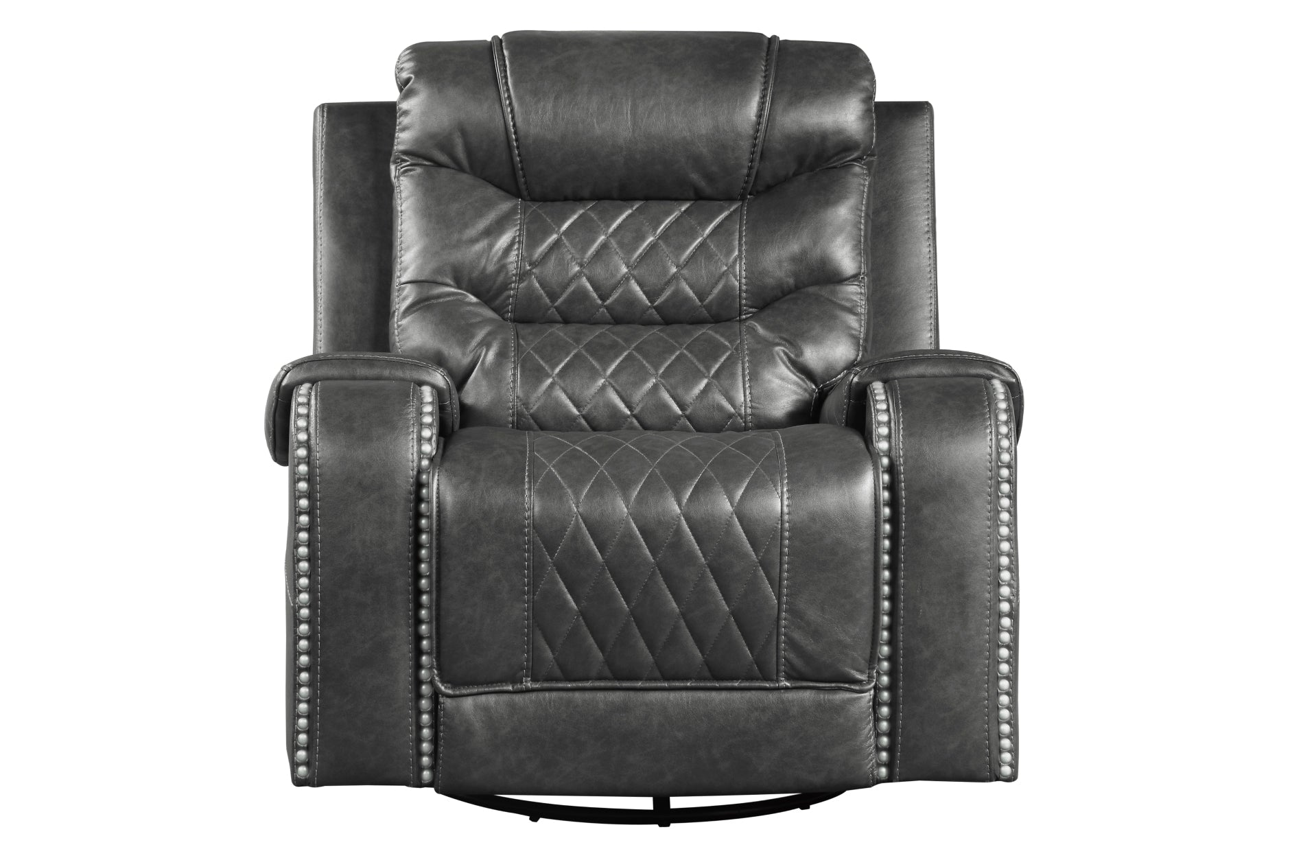 Putnam Gray Reclining Living Room Set - SET | 9405GY-1 | 9405GY-2 | 9405GY-3 - Bien Home Furniture & Electronics