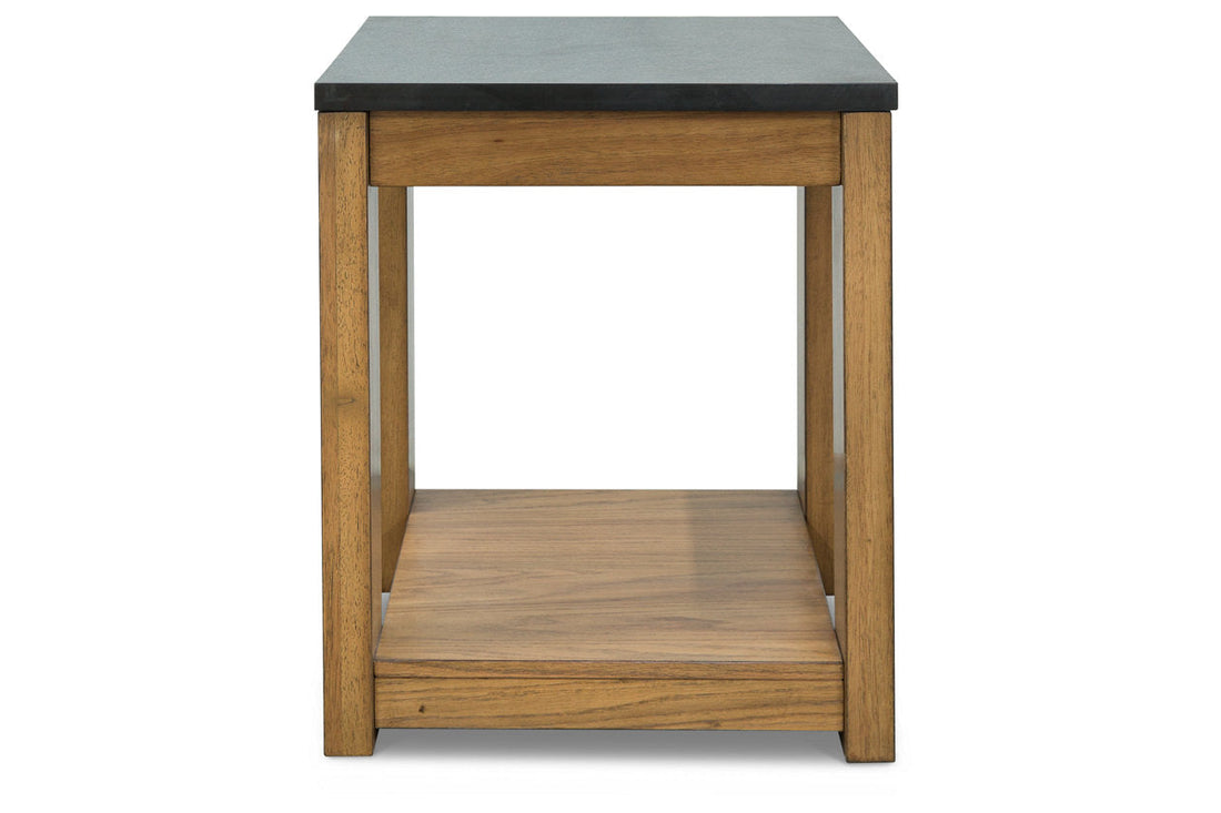 Quentina Light Brown/Black End Table - T775-3 - Bien Home Furniture &amp; Electronics