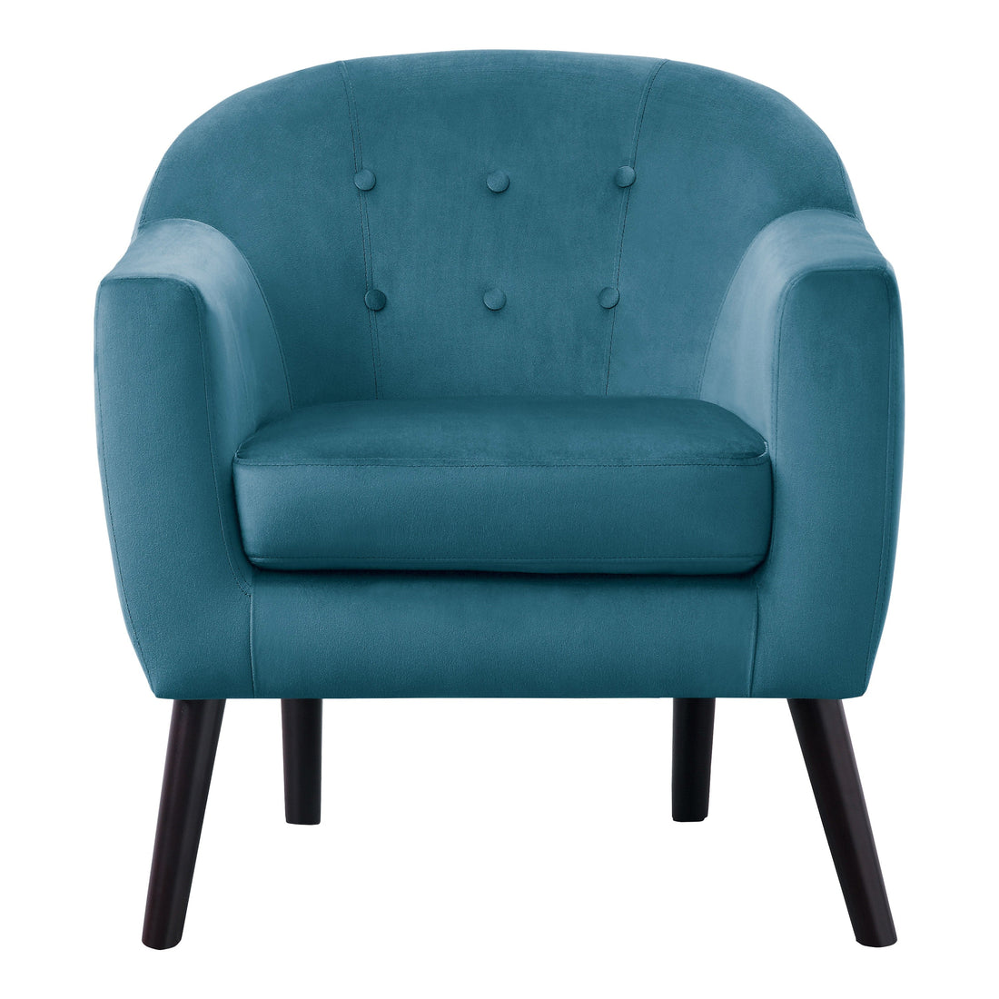Quill Blue Velvet Accent Chair - 1127BU-1 - Bien Home Furniture &amp; Electronics