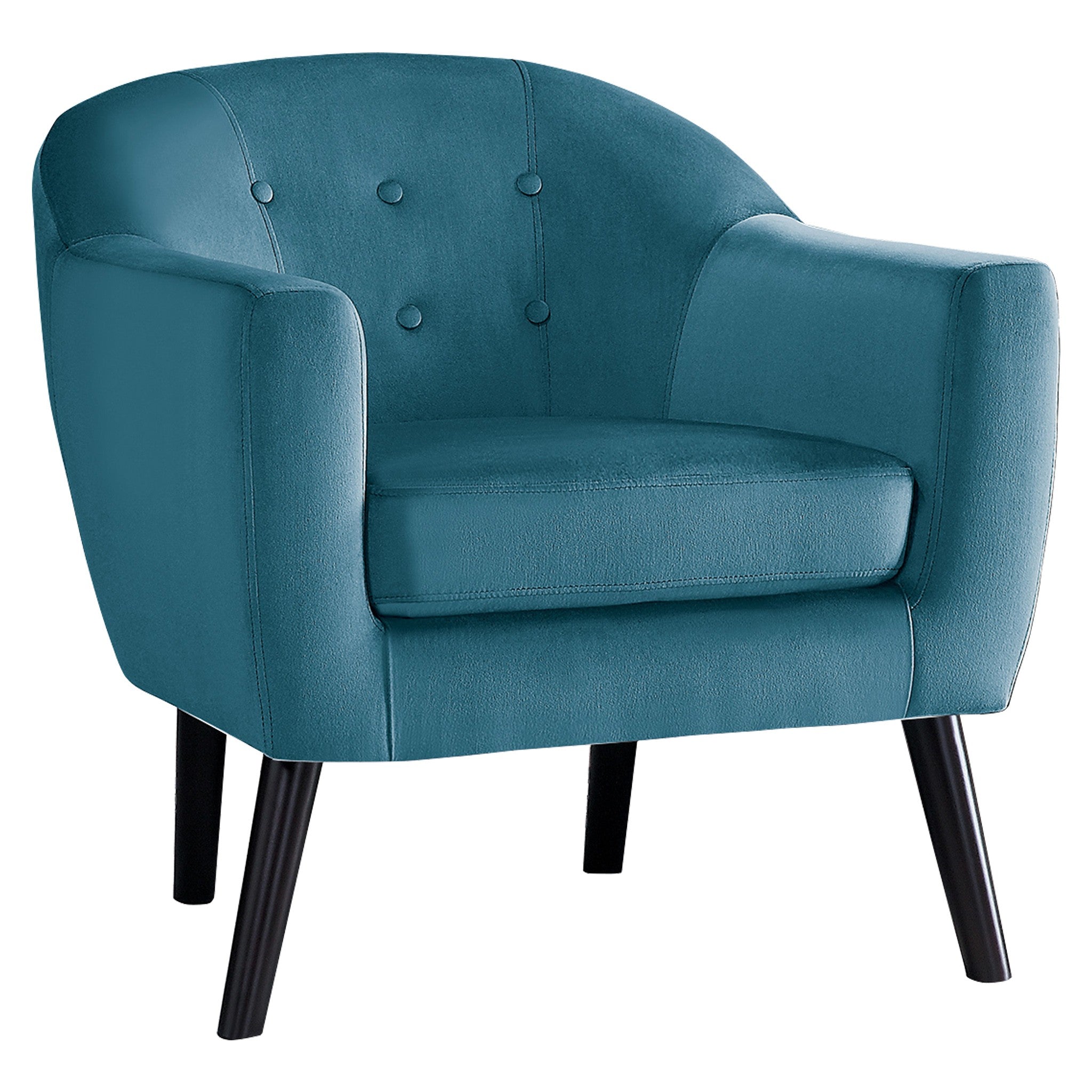Quill Blue Velvet Accent Chair - 1127BU-1 - Bien Home Furniture &amp; Electronics