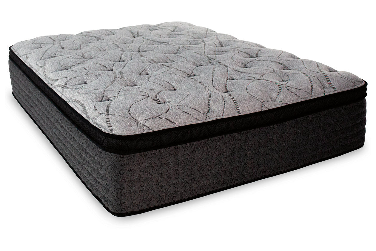 RAC Eurotop Light Gray King Mattress - M63341 - Bien Home Furniture & Electronics