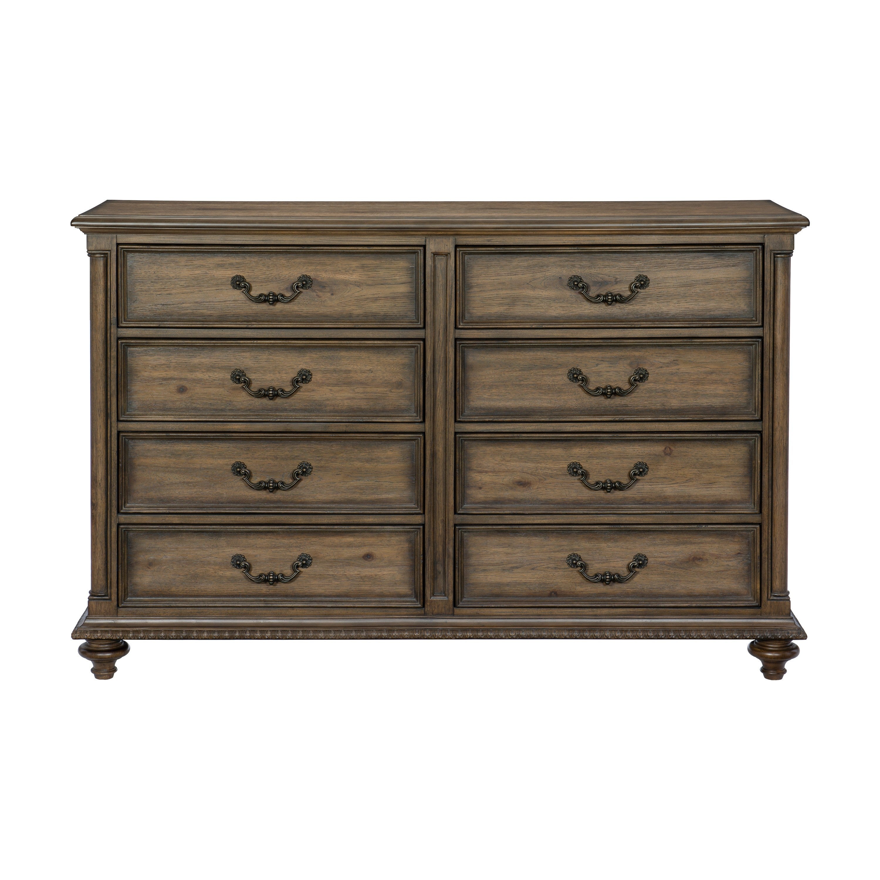 Rachelle Weathered Pecan Dresser - 1693-5 - Bien Home Furniture & Electronics