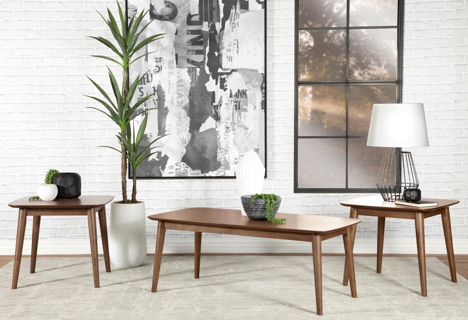 Radley 3-Piece Occasional Set Natural Walnut - 753524 - Bien Home Furniture & Electronics