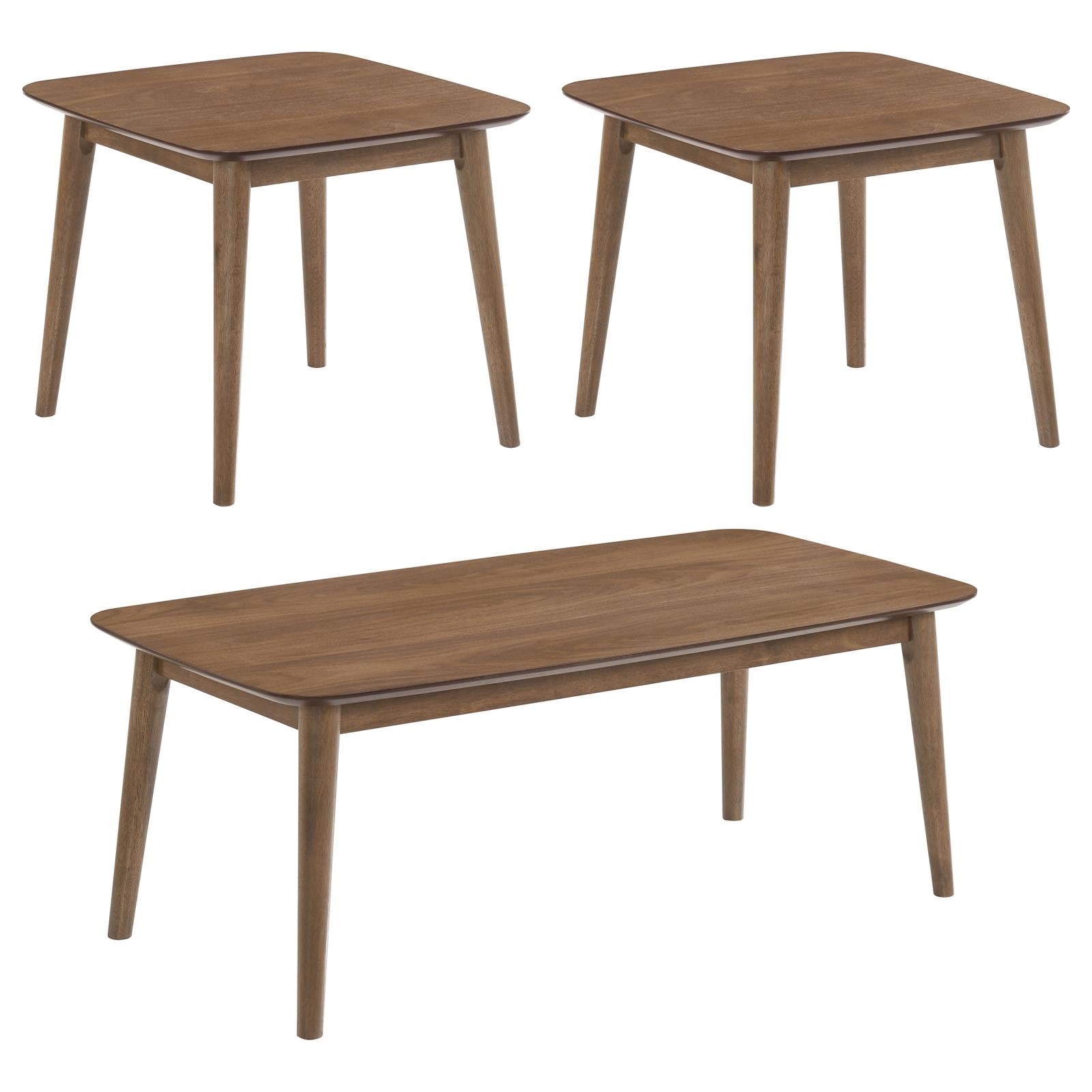 Radley 3-Piece Occasional Set Natural Walnut - 753524 - Bien Home Furniture &amp; Electronics