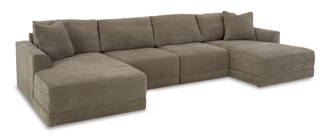 Raeanna Storm Double Chaise Sectional - SET | 1460316 | 1460317 | 1460346(2) - Bien Home Furniture &amp; Electronics