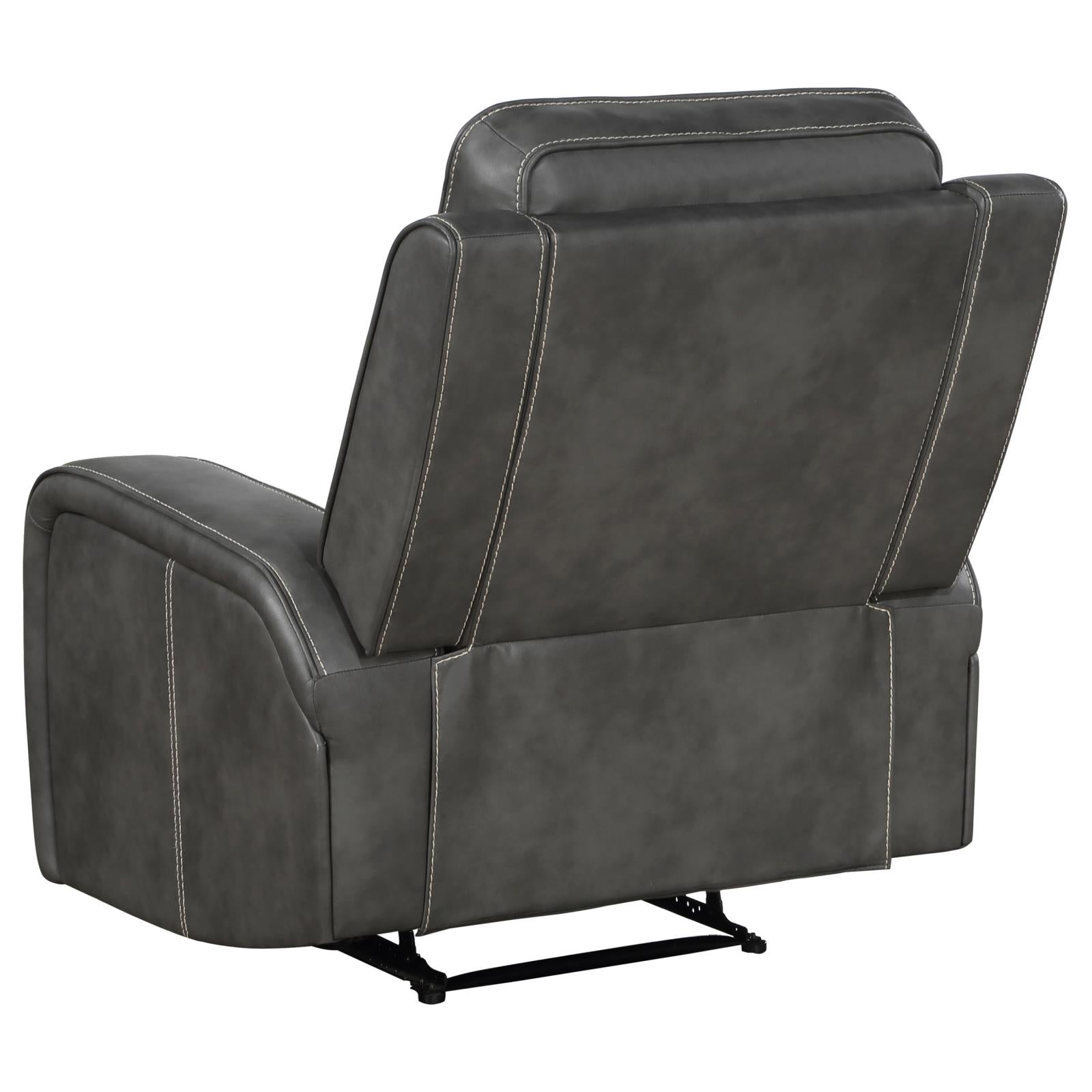 Raelynn 3-piece Upholstered Motion Reclining Sofa Set Grey - 603191-S3 - Bien Home Furniture & Electronics