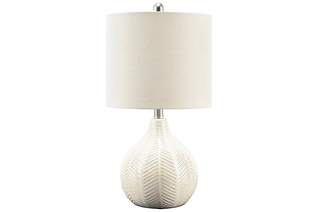 Rainermen Off White Table Lamp - L180024 - Bien Home Furniture & Electronics