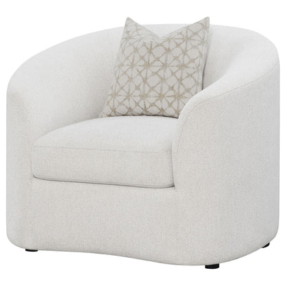 Rainn Upholstered Tight Back Chair Latte - 509173 - Bien Home Furniture &amp; Electronics