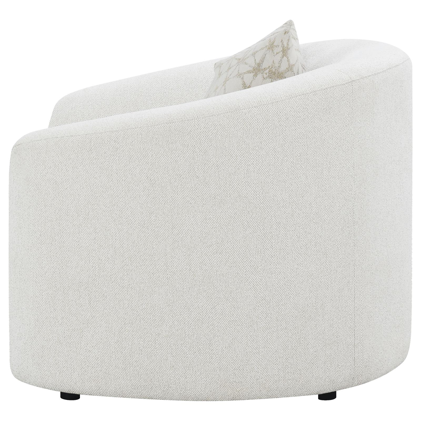 Rainn Upholstered Tight Back Chair Latte - 509173 - Bien Home Furniture & Electronics