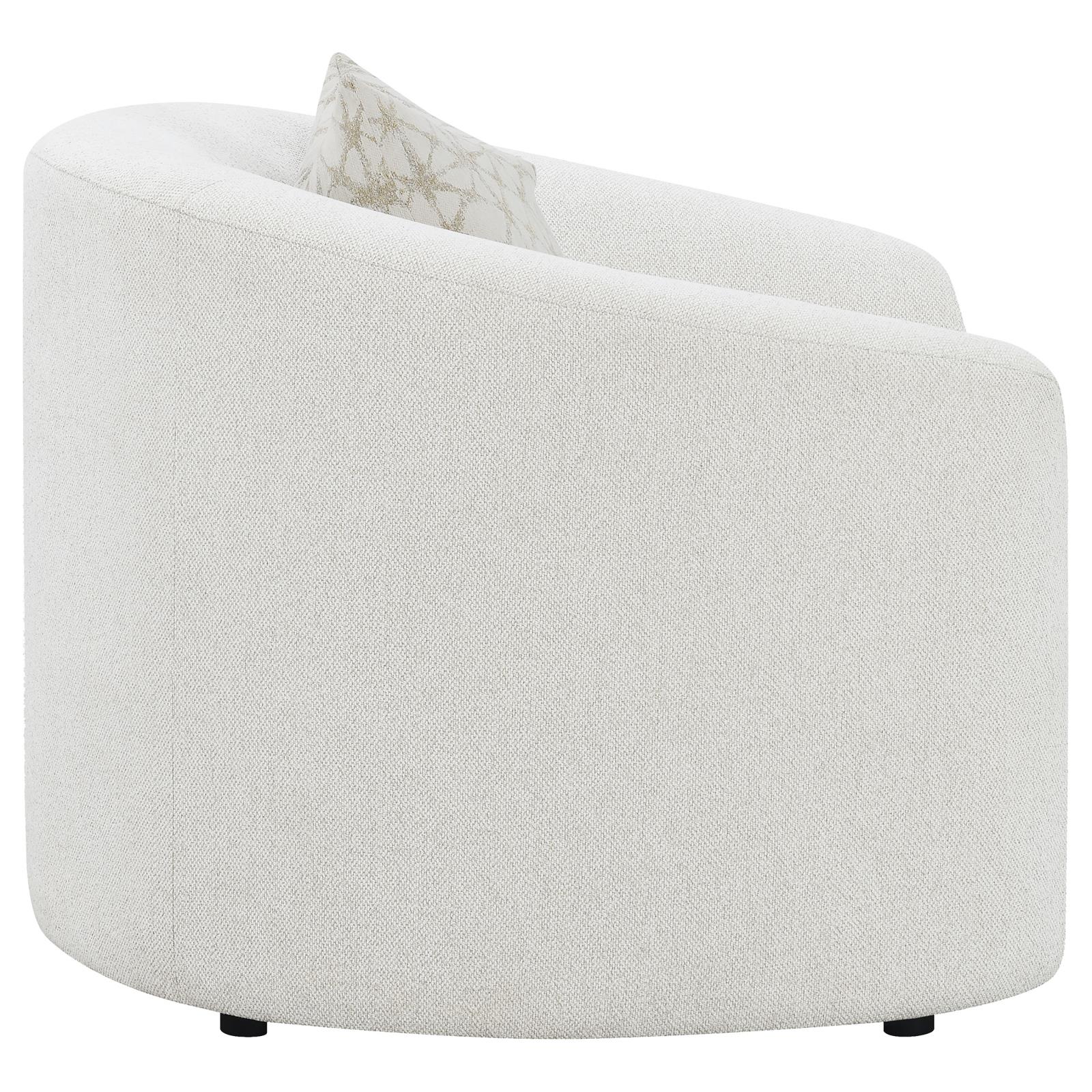 Rainn Upholstered Tight Back Chair Latte - 509173 - Bien Home Furniture & Electronics