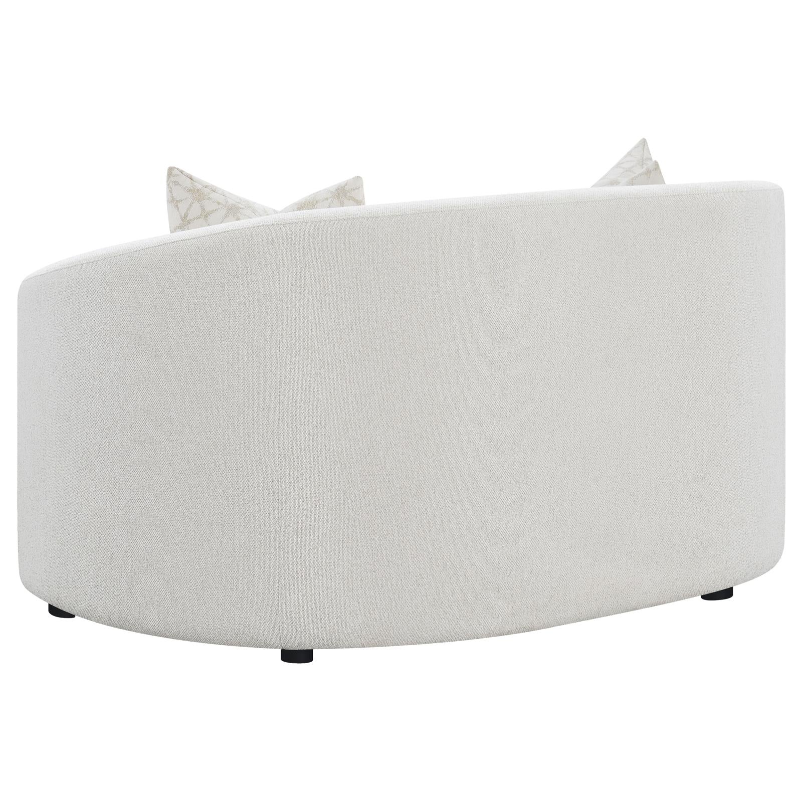 Rainn Upholstered Tight Back Loveseat Latte - 509172 - Bien Home Furniture & Electronics