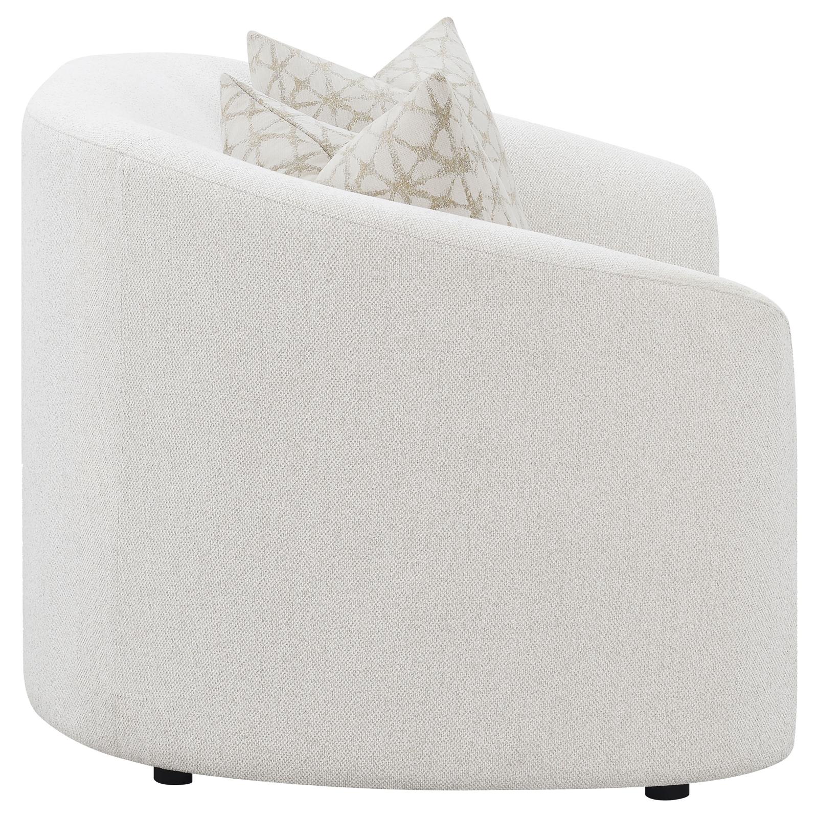 Rainn Upholstered Tight Back Loveseat Latte - 509172 - Bien Home Furniture & Electronics