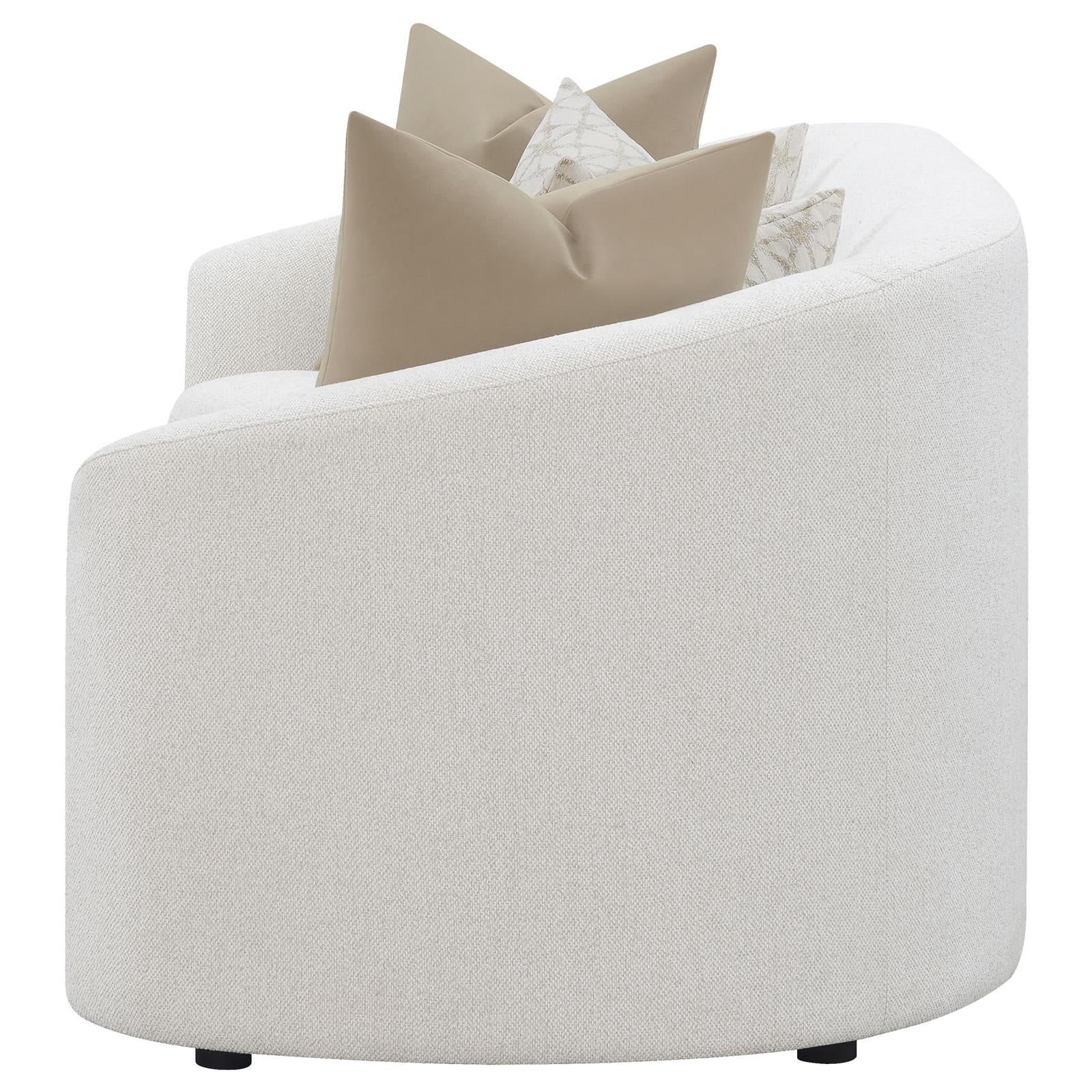 Rainn Upholstered Tight Back Sofa Latte - 509171 - Bien Home Furniture & Electronics