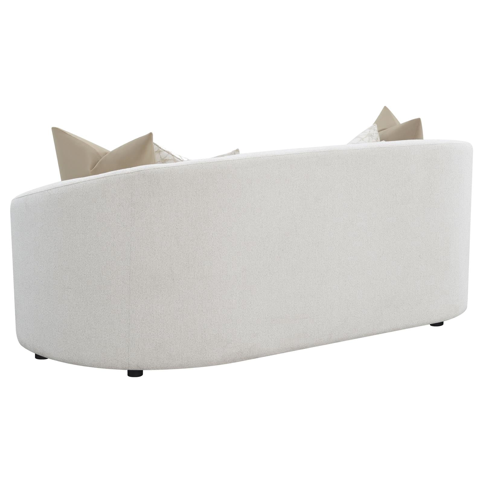 Rainn Upholstered Tight Back Sofa Latte - 509171 - Bien Home Furniture & Electronics