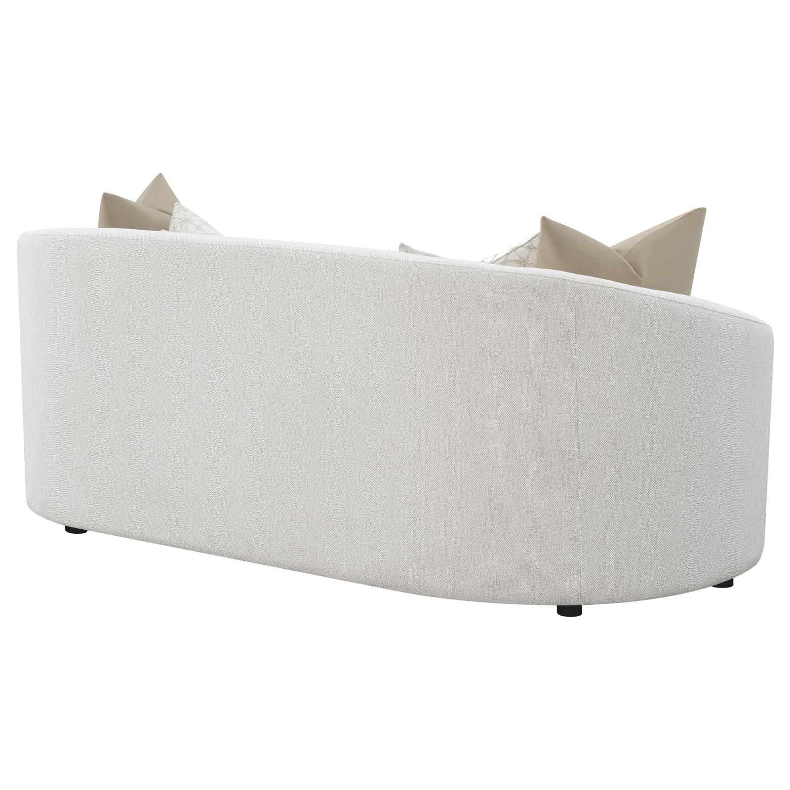 Rainn Upholstered Tight Back Sofa Latte - 509171 - Bien Home Furniture &amp; Electronics