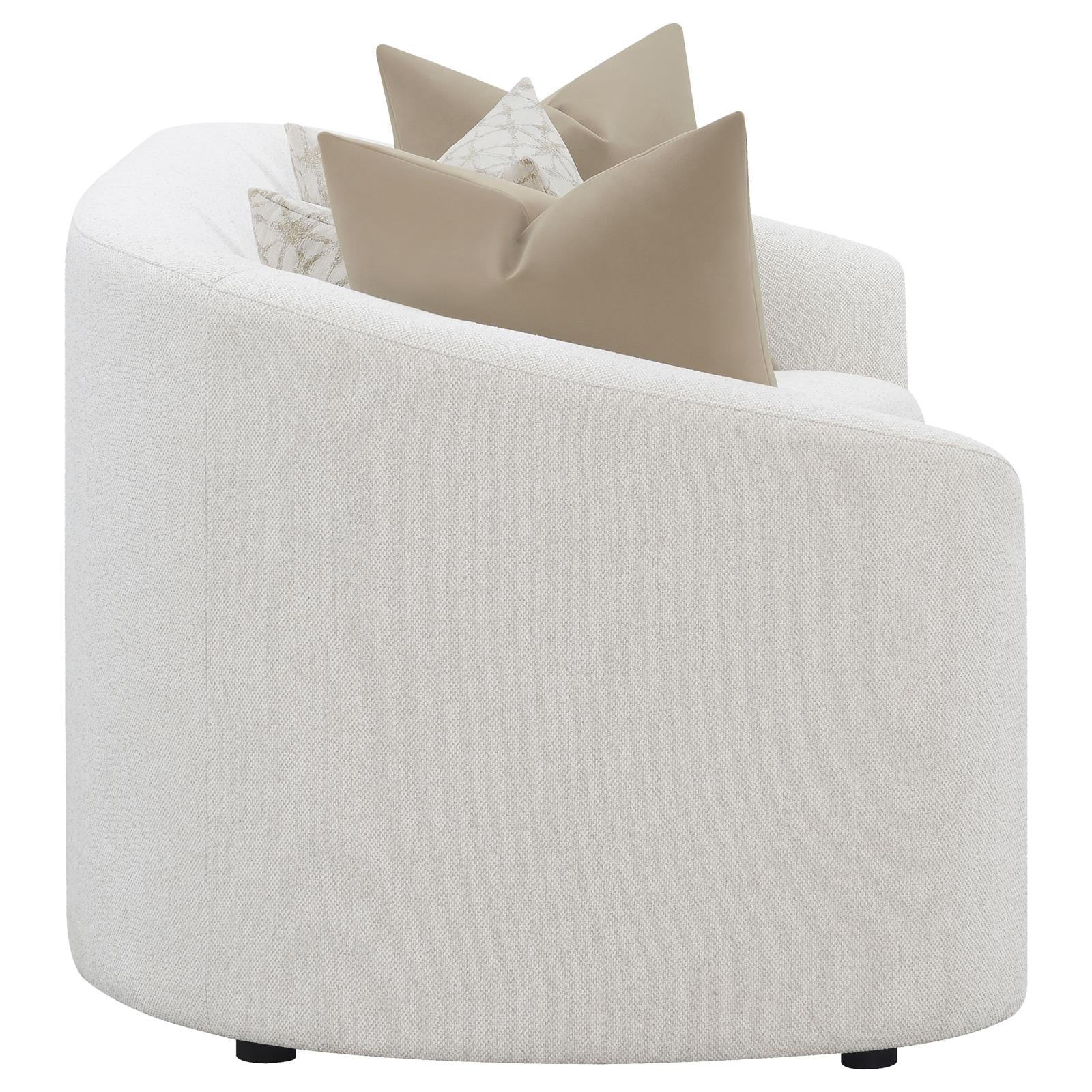 Rainn Upholstered Tight Back Sofa Latte - 509171 - Bien Home Furniture & Electronics