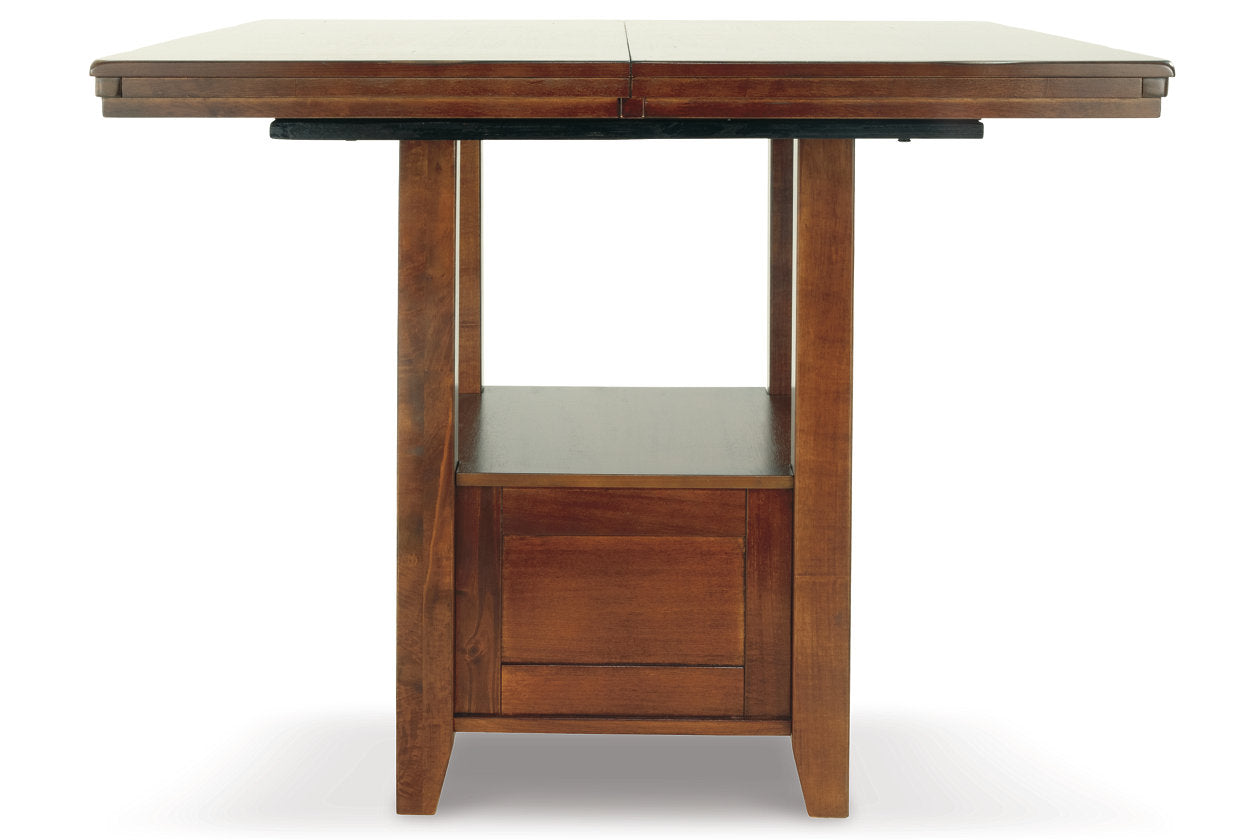 Ralene Medium Brown Counter Height Dining Extension Table - D594-42 - Bien Home Furniture & Electronics