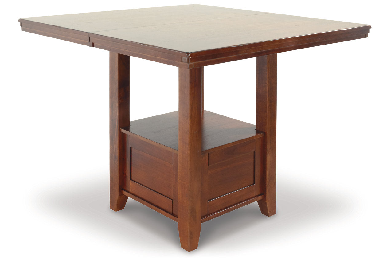 Ralene Medium Brown Counter Height Dining Extension Table - D594-42 - Bien Home Furniture & Electronics