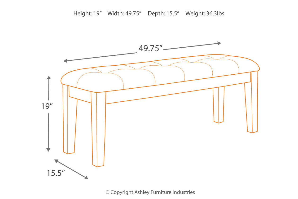 Ralene Medium Brown Dining Bench - D594-00 - Bien Home Furniture & Electronics