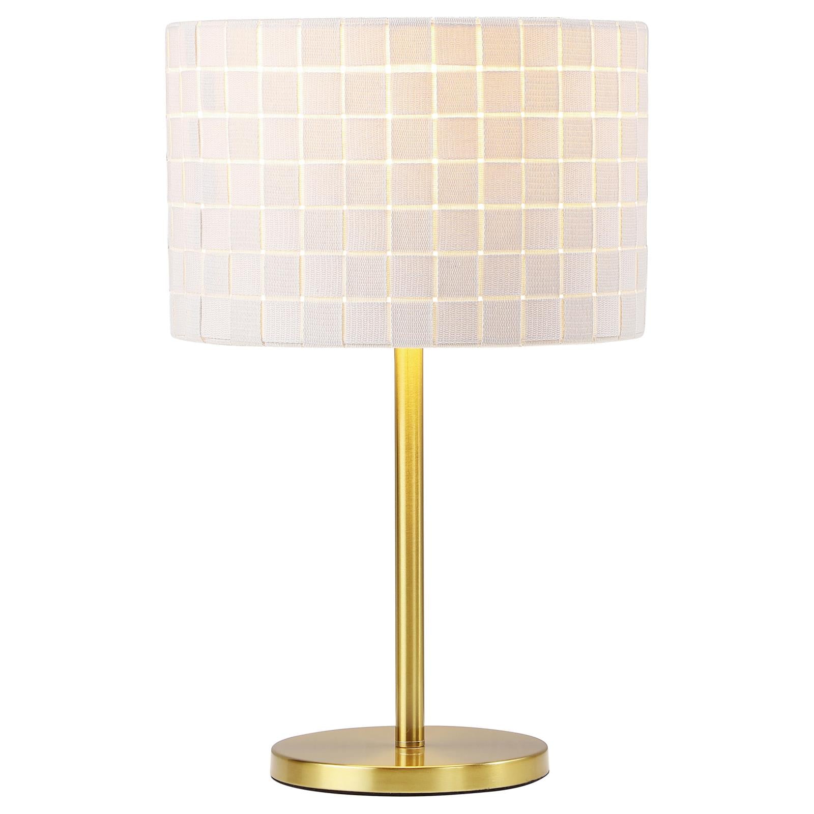 Ramiro Drum Shade Buffet Table Lamp Gold - 920304 - Bien Home Furniture & Electronics