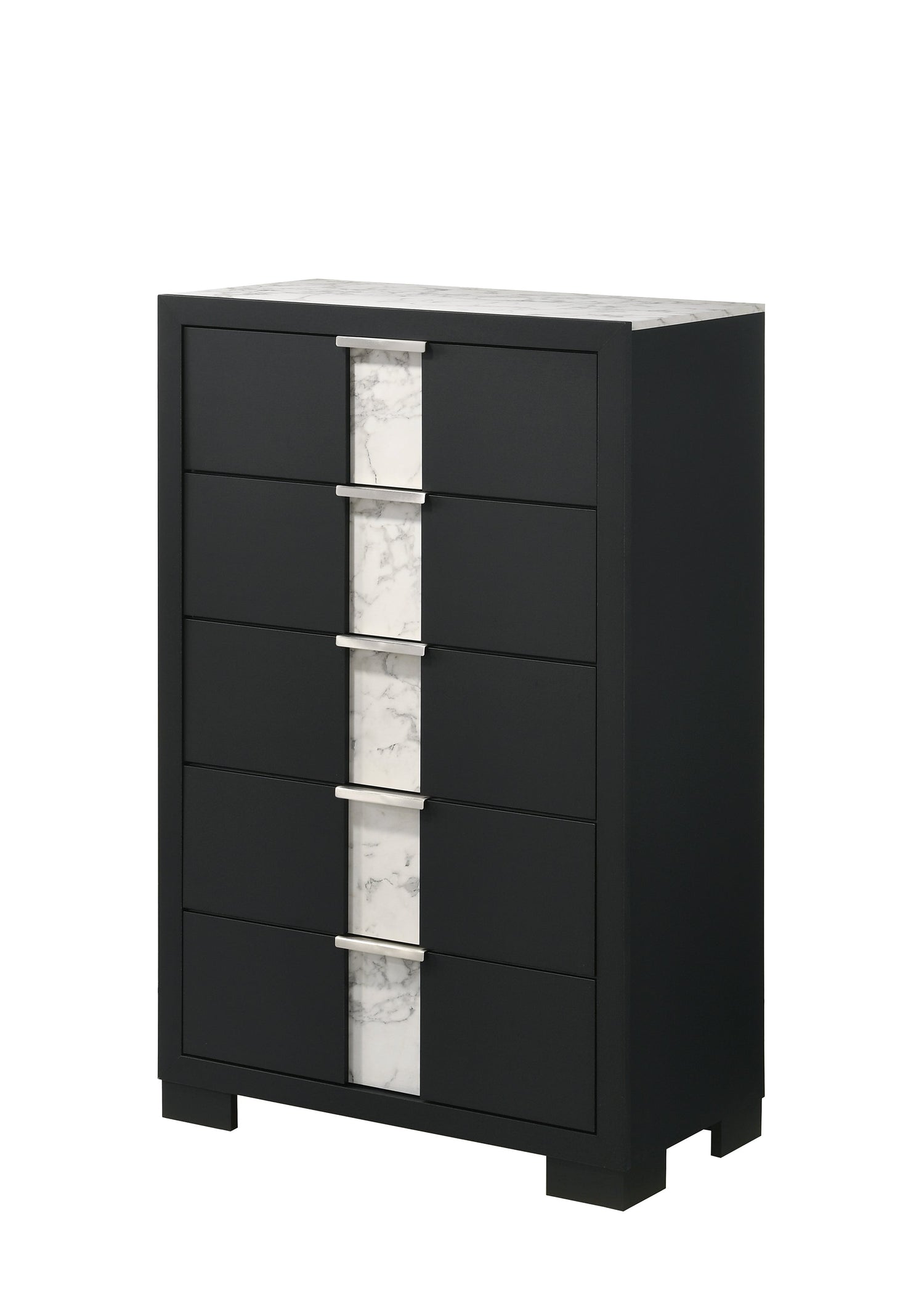 Rangley Black LED Panel Bedroom Set - SET | B6835-Q-HB | B6835-Q-FB | B6835-KQ-RAIL | B6835-2 | B6835-4 - Bien Home Furniture & Electronics