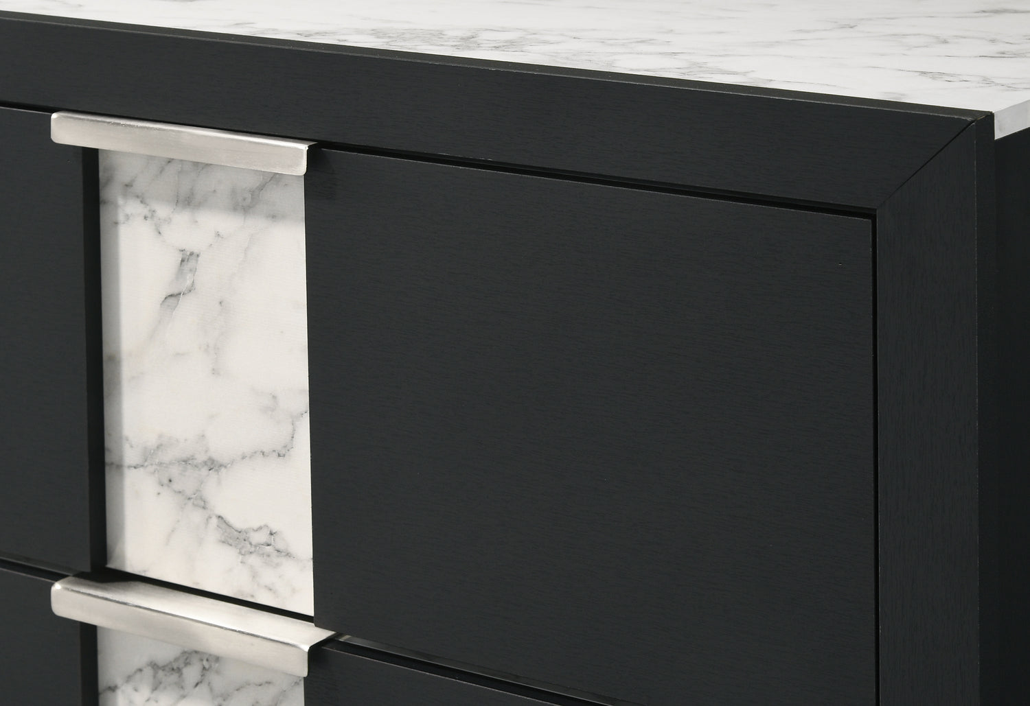 Rangley Black LED Panel Bedroom Set - SET | B6835-Q-HB | B6835-Q-FB | B6835-KQ-RAIL | B6835-2 | B6835-4 - Bien Home Furniture & Electronics