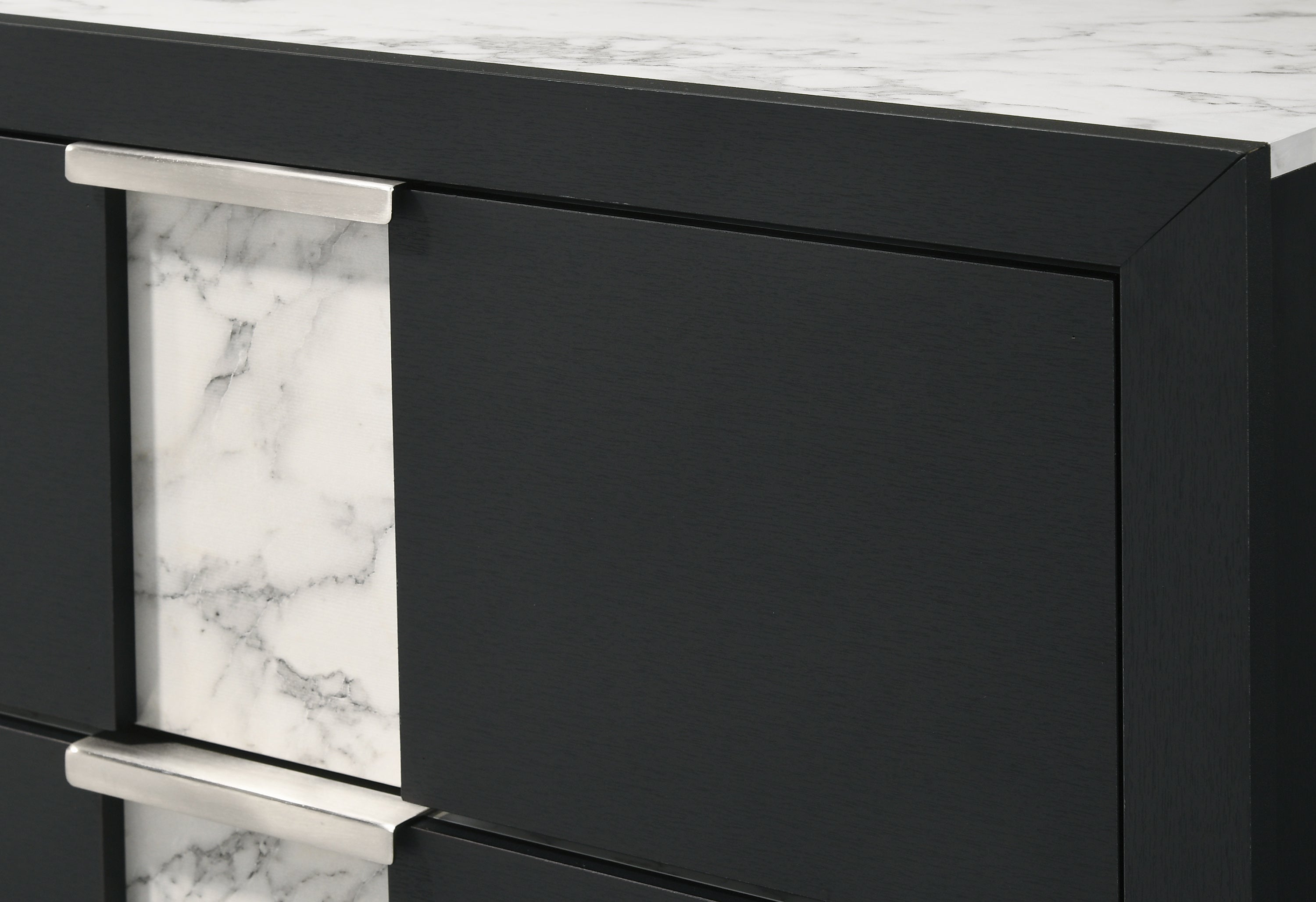 Rangley Black LED Panel Bedroom Set - SET | B6835-Q-HB | B6835-Q-FB | B6835-KQ-RAIL | B6835-2 | B6835-4 - Bien Home Furniture & Electronics