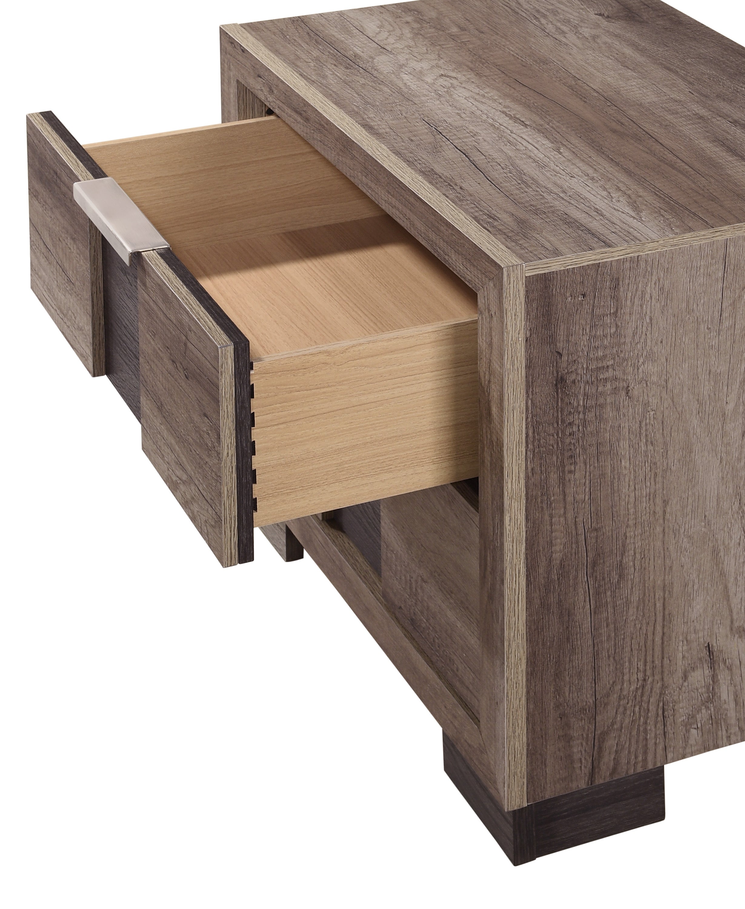 Rangley Brown LED Panel Bedroom Set - SET | B6830-Q-HB | B6830-Q-FB | B6830-KQ-RAIL | B6830-2 | B6830-4 - Bien Home Furniture & Electronics