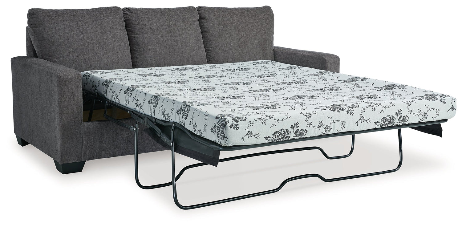 Rannis Pewter Queen Sofa Sleeper - 5360239 - Bien Home Furniture & Electronics