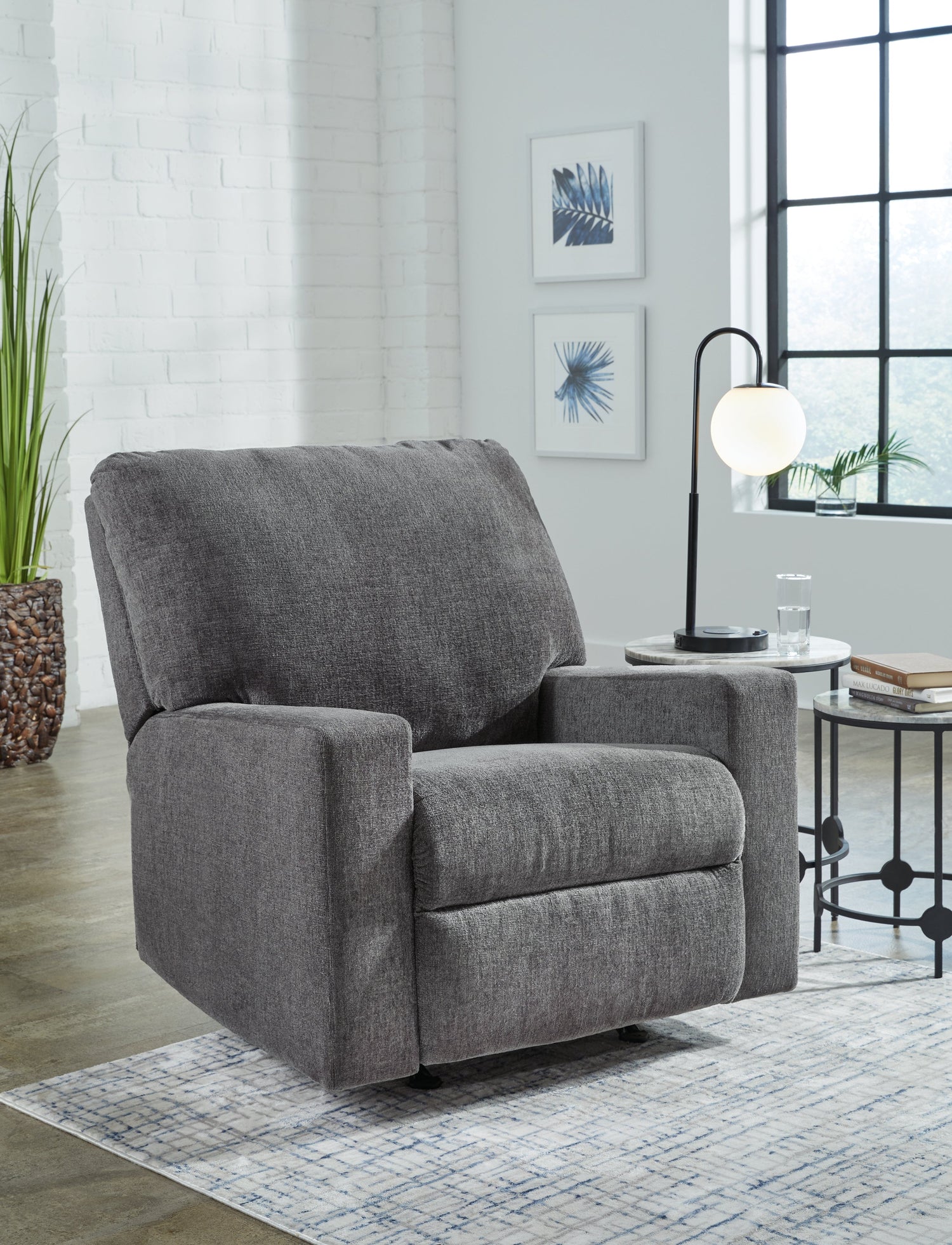 Rannis Pewter Recliner - 5360225 - Bien Home Furniture & Electronics