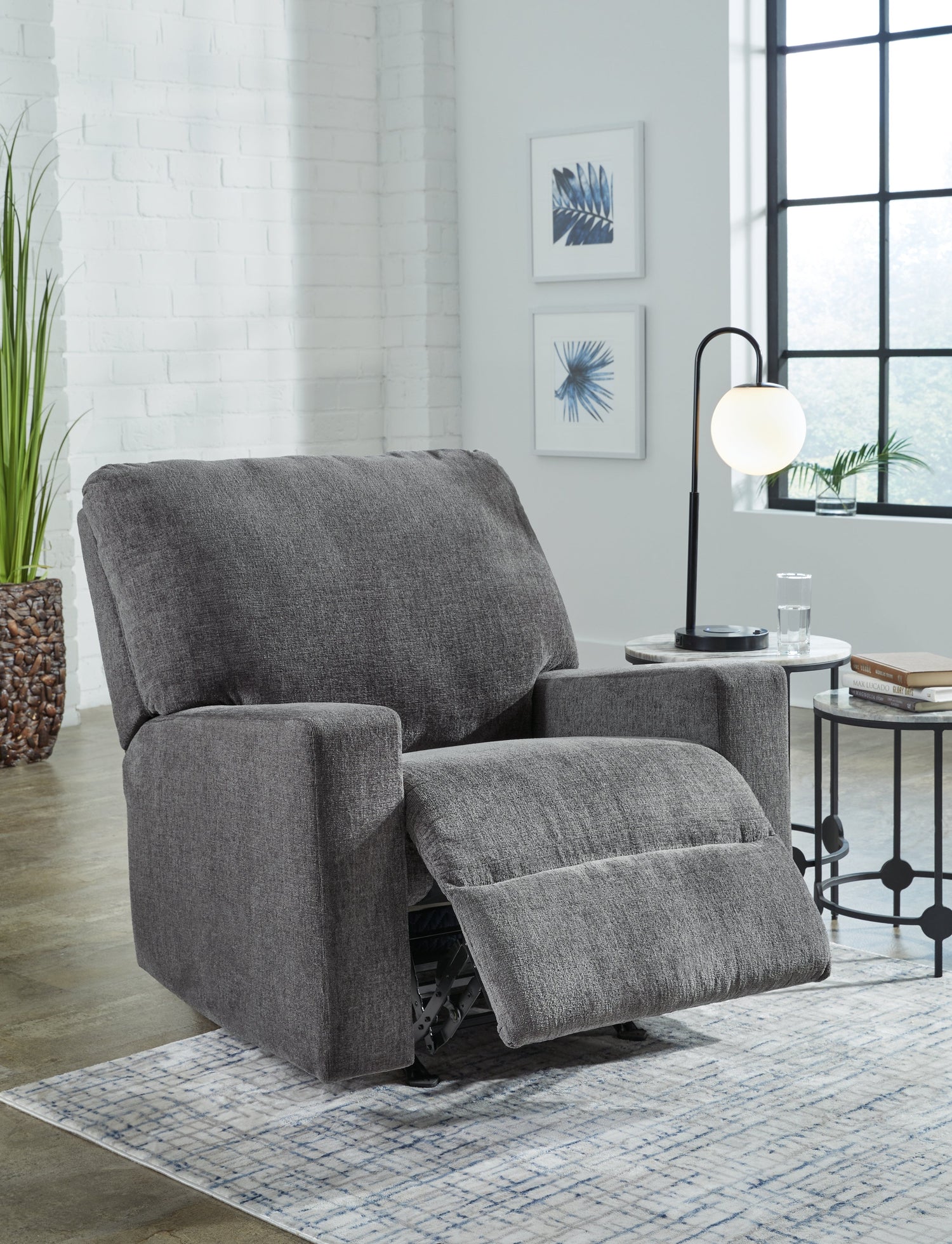 Rannis Pewter Recliner - 5360225 - Bien Home Furniture & Electronics