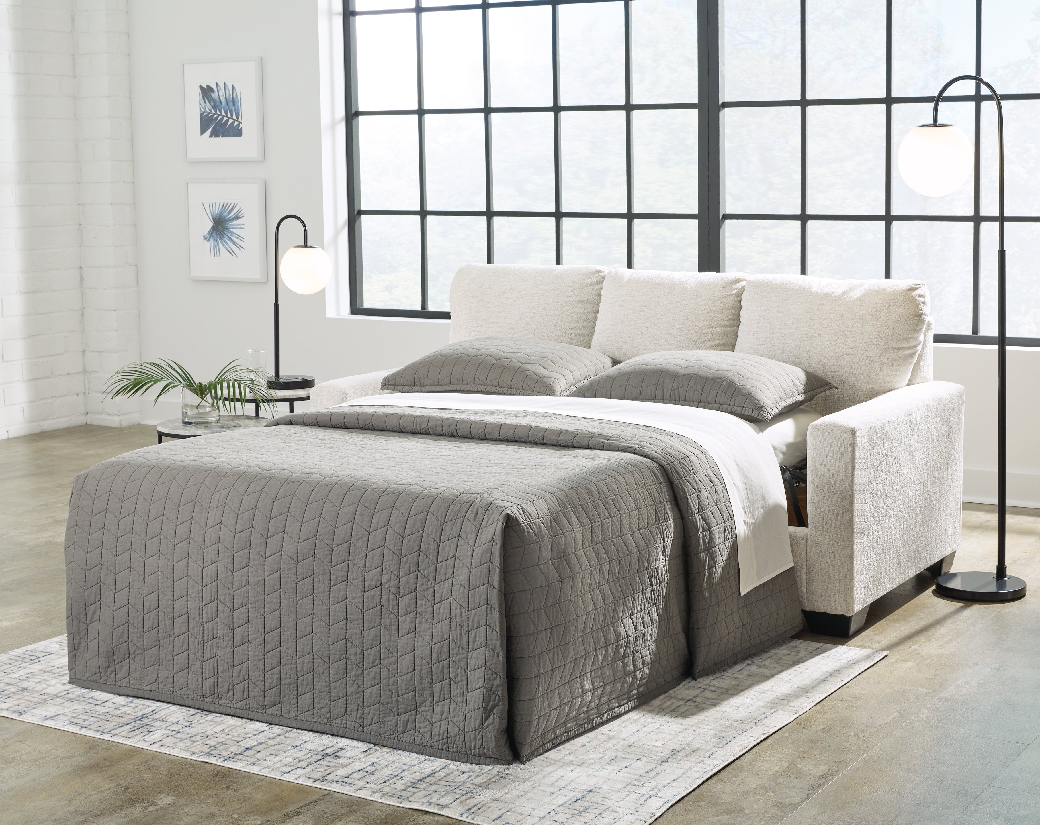 Rannis Snow Full Sofa Sleeper - 5360336 - Bien Home Furniture & Electronics