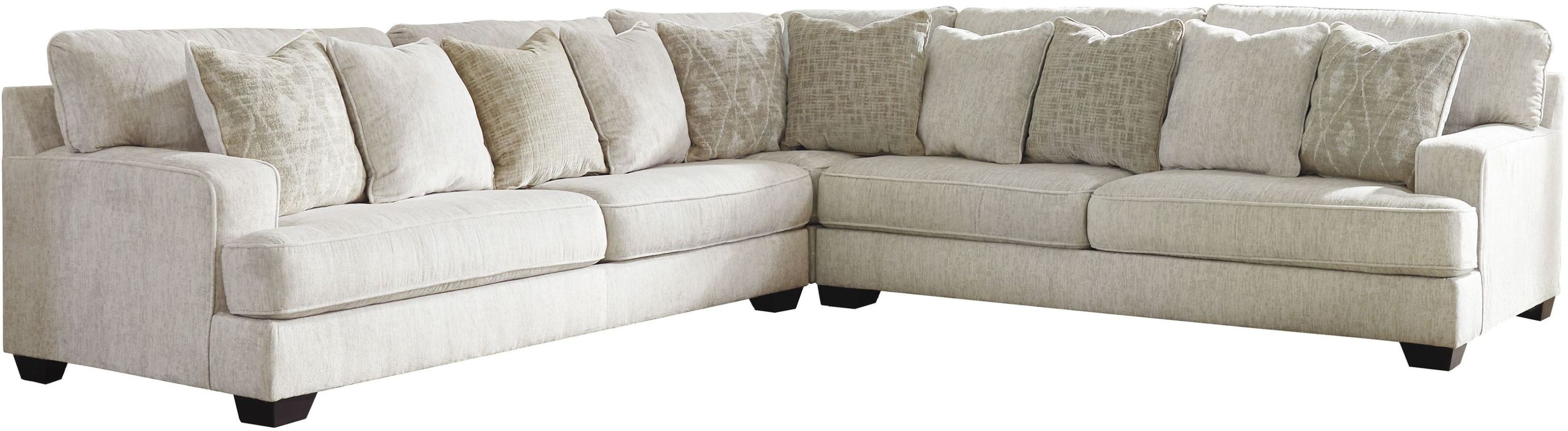 Rawcliffe Parchment 3-Piece Sectional - SET | 1960466 | 1960467 | 1960477 | 1960408 - Bien Home Furniture & Electronics