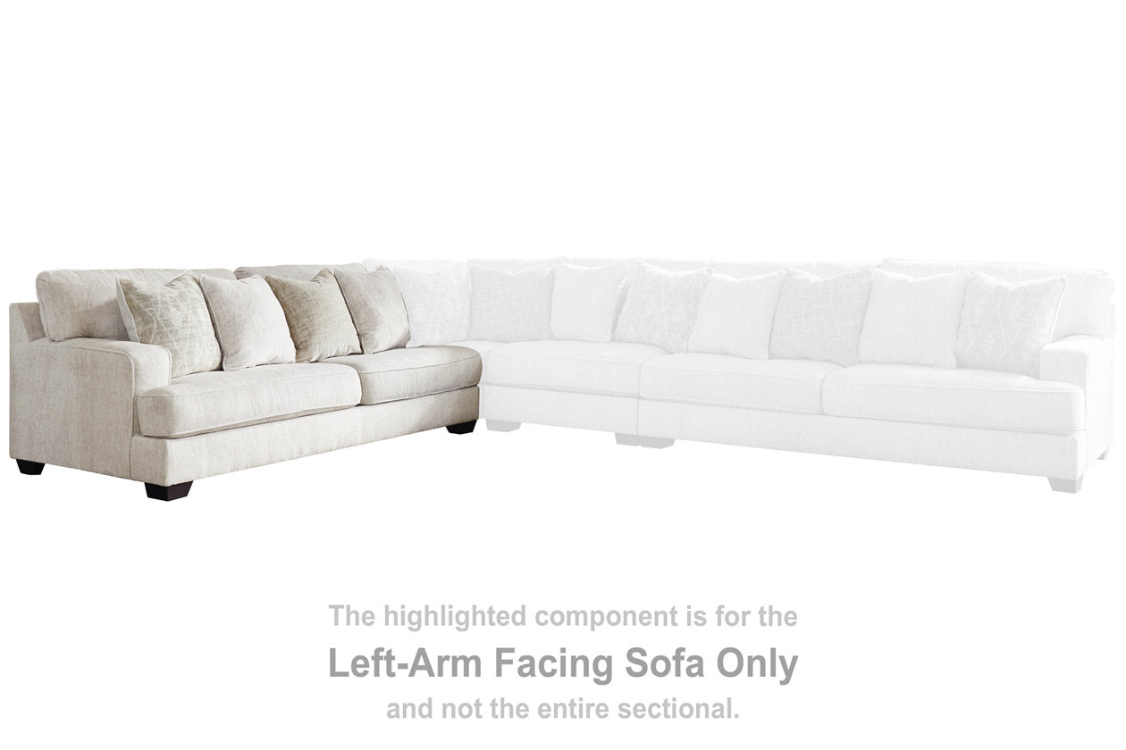 Rawcliffe Parchment Left-Arm Facing Sofa - 1960466 - Bien Home Furniture & Electronics