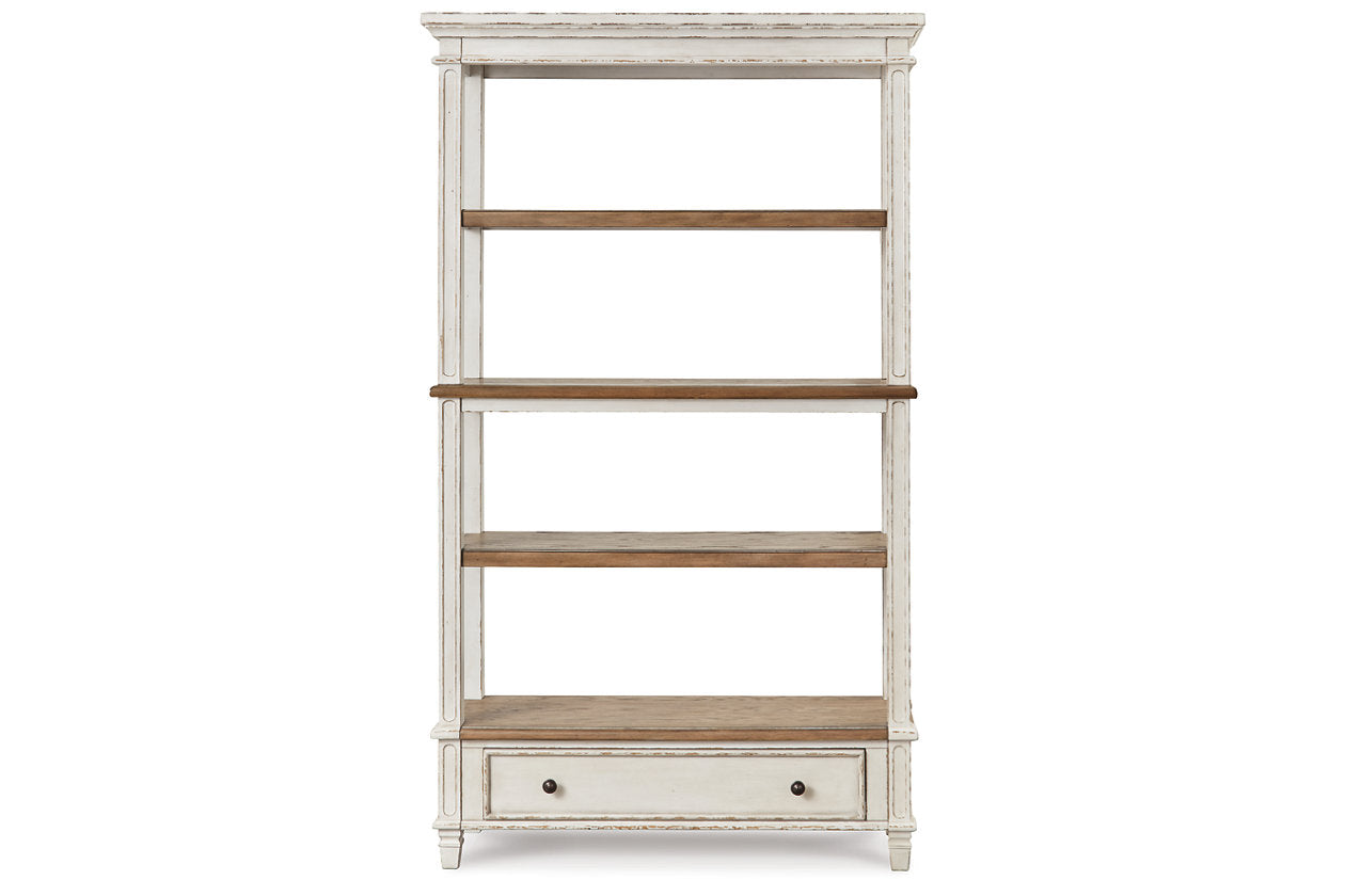 Realyn Brown/White 75" Bookcase - H743-70 - Bien Home Furniture & Electronics