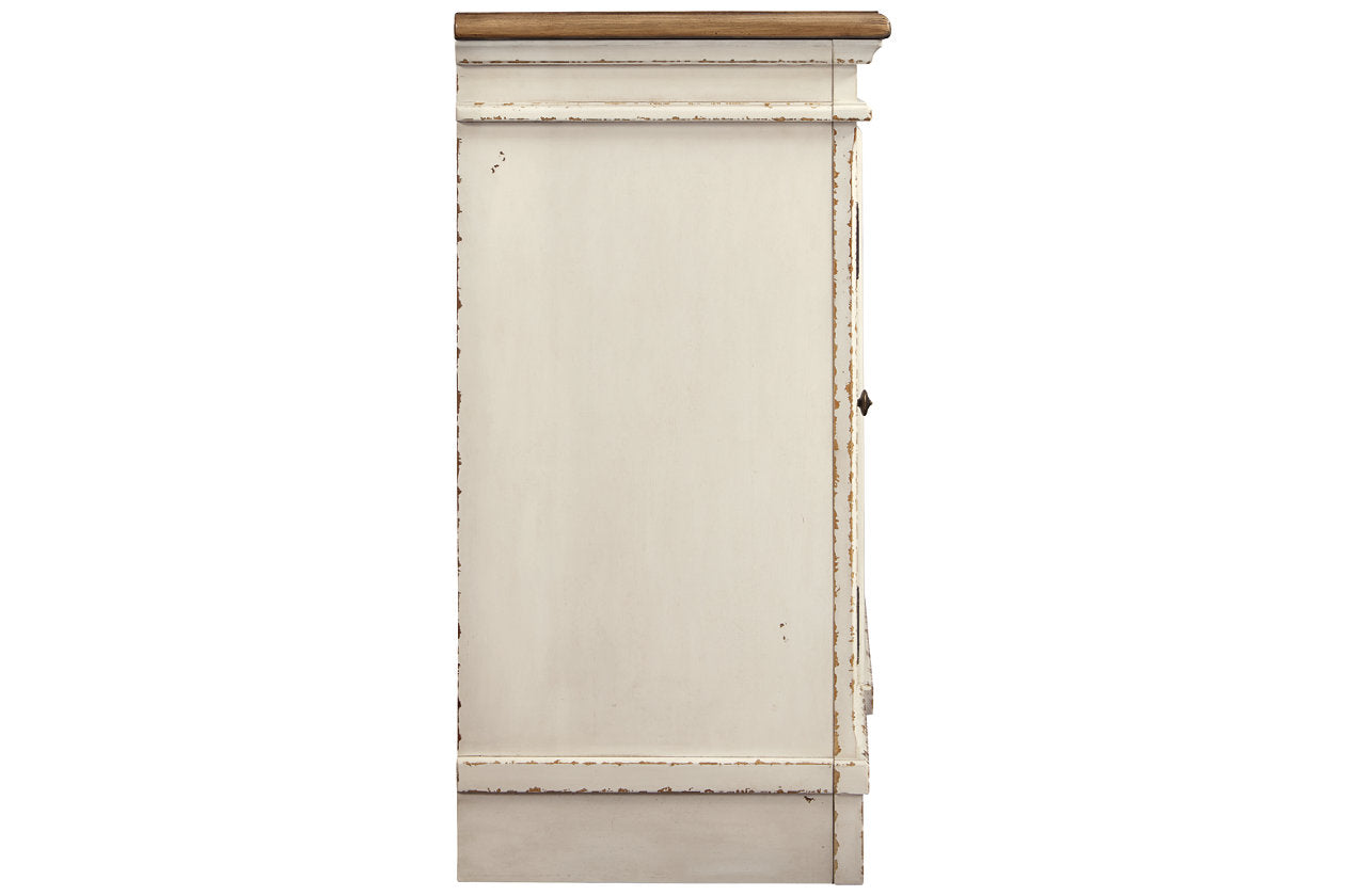 Realyn Chipped White 74" TV Stand - W743-68 - Bien Home Furniture & Electronics