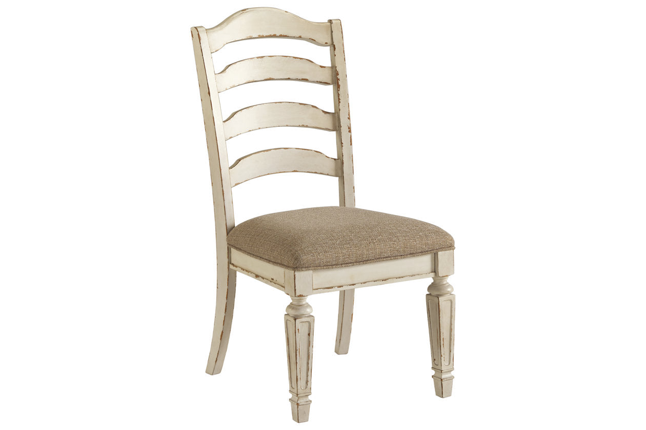 Realyn Chipped White Dining Chair, Set of 2 - D743-01 - Bien Home Furniture & Electronics
