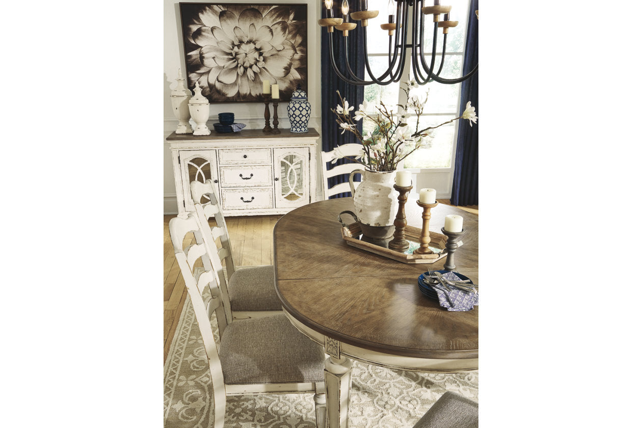 Realyn Chipped White Dining Chair, Set of 2 - D743-01 - Bien Home Furniture & Electronics