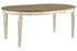 Realyn Chipped White Dining Extension Table - D743-35 - Bien Home Furniture & Electronics