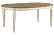 Realyn Chipped White Dining Extension Table - D743-35 - Bien Home Furniture & Electronics