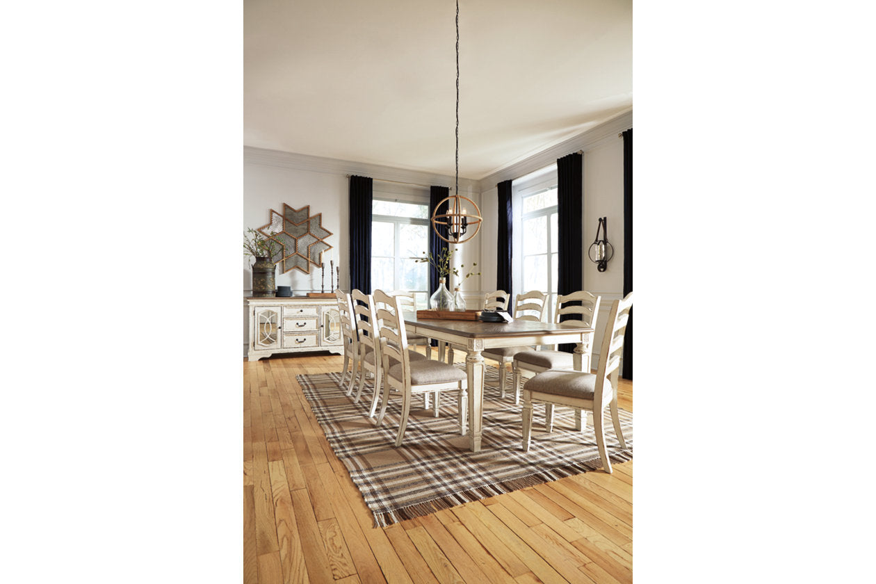 Realyn Chipped White Dining Extension Table - D743-45 - Bien Home Furniture & Electronics