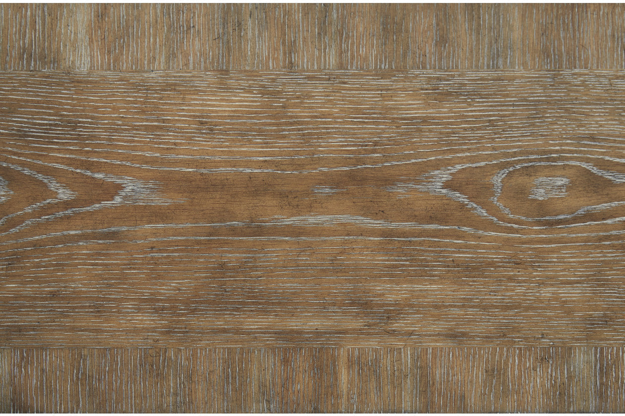 Realyn Chipped White Dining Extension Table - D743-45 - Bien Home Furniture & Electronics