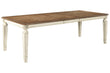 Realyn Chipped White Dining Extension Table - D743-45 - Bien Home Furniture & Electronics