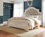 Realyn Chipped White King Panel Rails - B743-97 - Bien Home Furniture & Electronics
